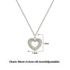 Silver Classic Heart Pendant with Chain