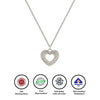 Silver Classic Heart Pendant with Chain