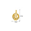 18k Gold plated Ik Onkar Pendant