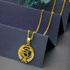 18k Gold plated Ik Onkar Pendant with Chain