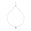 Silver Tiny Wheel Pendant with Chain