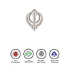 Silver Khanda Pendant