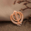 Rose Gold Khanda Pendant
