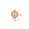 Rose Gold Khanda Pendant