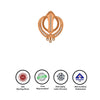 Rose Gold Khanda Pendant