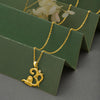 18k Gold plated Om Shivling Pendant with Chain