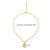 18k Gold plated Om Shivling Pendant with Chain