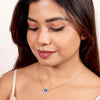 Silver Vibrant Evil Eye Necklace