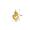 18k Gold plated Ganesha Glow Pendant