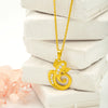 18k Gold plated Ganesha Glow Pendant with Chain