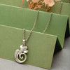 Silver Ganesha Glow Pendant with Chain