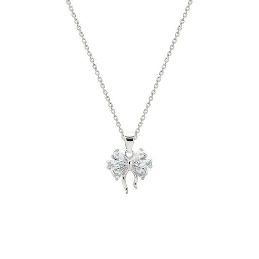 Silver Butterfly Pendant with Chain