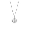 Silver Bouquet Pendant With Chain