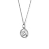 Silver Bouquet Pendant With Chain