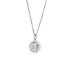 Silver Bouquet Pendant With Chain