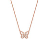 Rose Gold Butterfly Magic Pendant with Chain