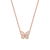 Rose Gold Butterfly Magic Pendant with Chain