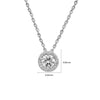 Silver Crystal Gloss Necklace