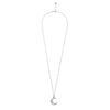 Silver Cresent Pendant with Chain