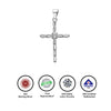 Silver Layered Cross Pendant