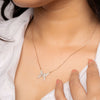 Rose Gold Butterfly Charm Necklace