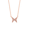 Rose Gold Butterfly Charm Necklace