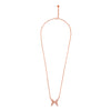 Rose Gold Butterfly Charm Necklace