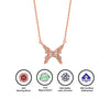Rose Gold Butterfly Charm Necklace
