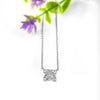 Silver Floral Pendant with Chain