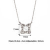 Silver Floral Pendant with Chain