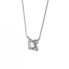 Silver Floral Pendant with Chain