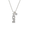 Silver Crystal Hope Necklace