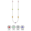 Silver Prismatic Colour Shine Necklace