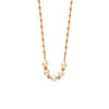Rose Gold Pearly Charm Necklace