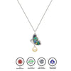 Silver Pearly Flutter Necklace