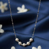 Silver Pearly Charm Necklace