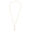Rose Gold Pearl Drop Necklace