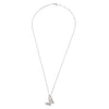 Silver Hanging Butterfly Necklace