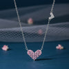 Silver Pinky Heart Necklace