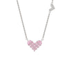 Silver Pinky Heart Necklace