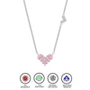 Silver Pinky Heart Necklace