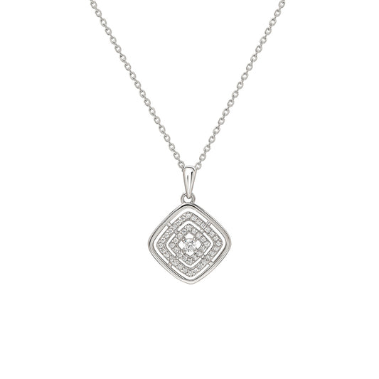 Silver Maze Necklace
