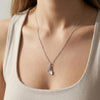 Silver Leaf Trail Necklace