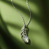 Silver Leaf Trail Necklace