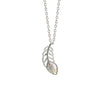 Silver Leaf Trail Necklace