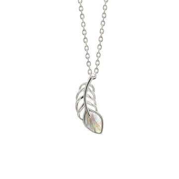 Silver Leaf Trail Necklace