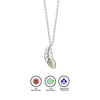 Silver Leaf Trail Necklace