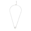 Silver Heart Link Necklace