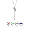 Silver Ethereal Leaf Necklace