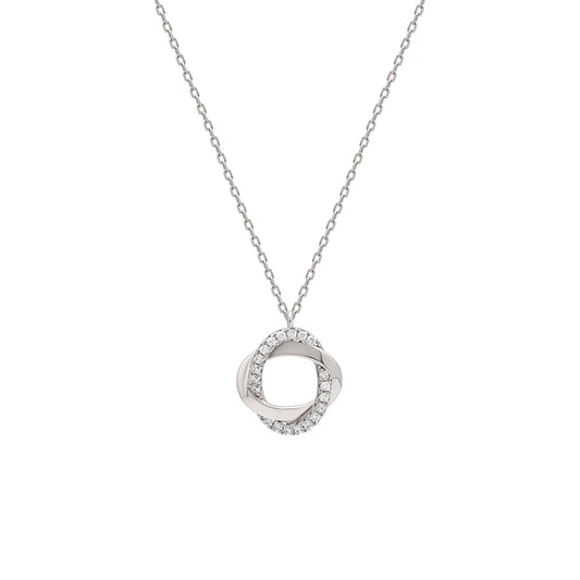 Silver Allure Pendant with Chain